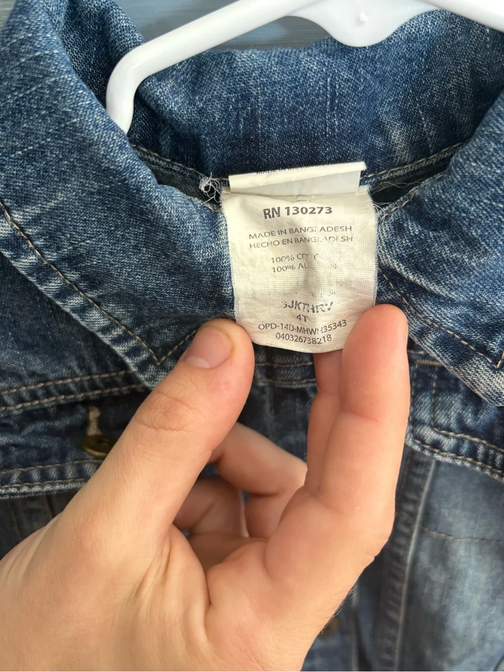 Wrangler Girls' Light Blue Washed Denim Jacket | y2k